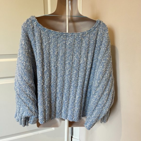NWOT Free People Good Day Cropped Pullover, sz M - Picture 4 of 7